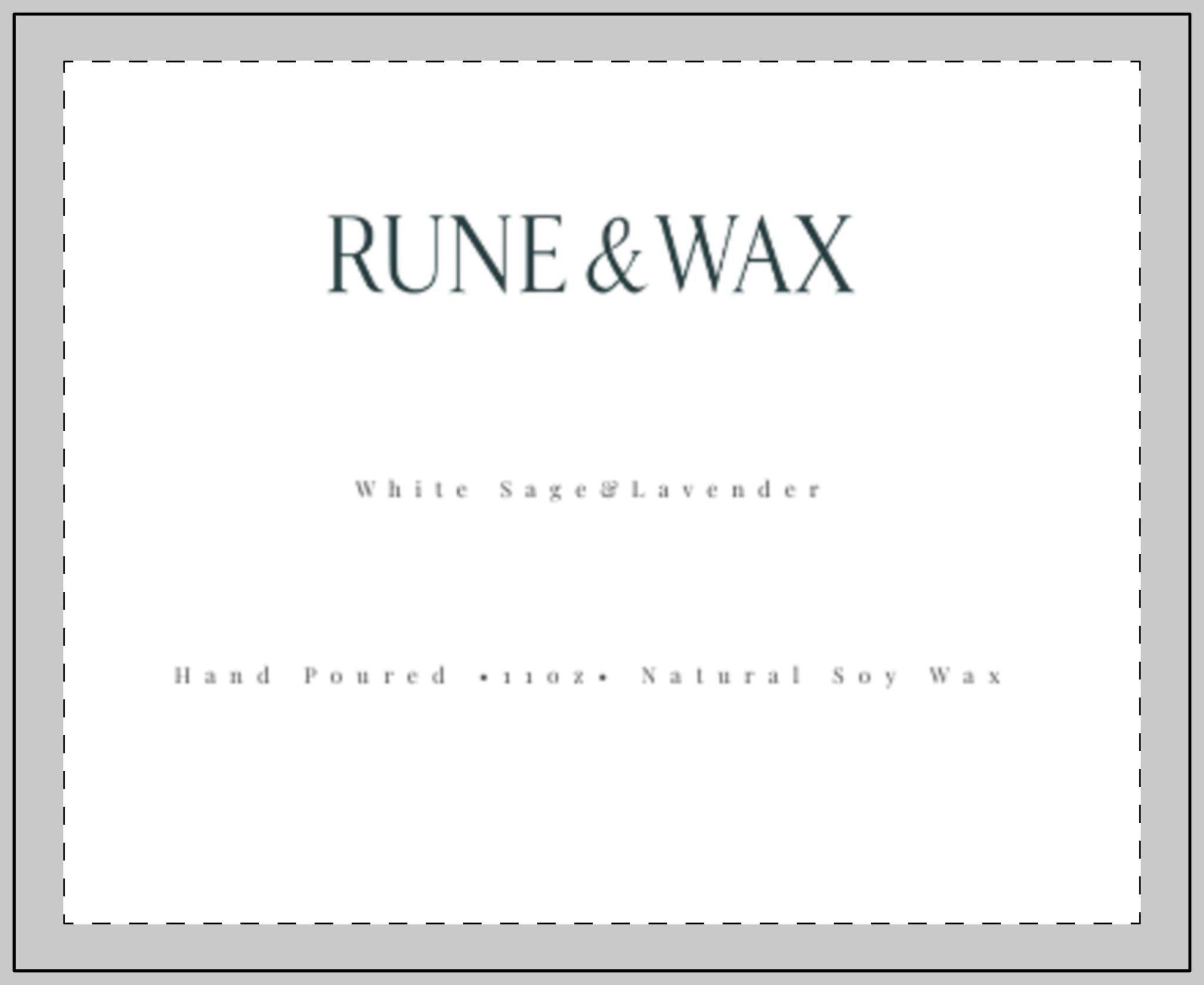 White Sage & Lavender  11oz